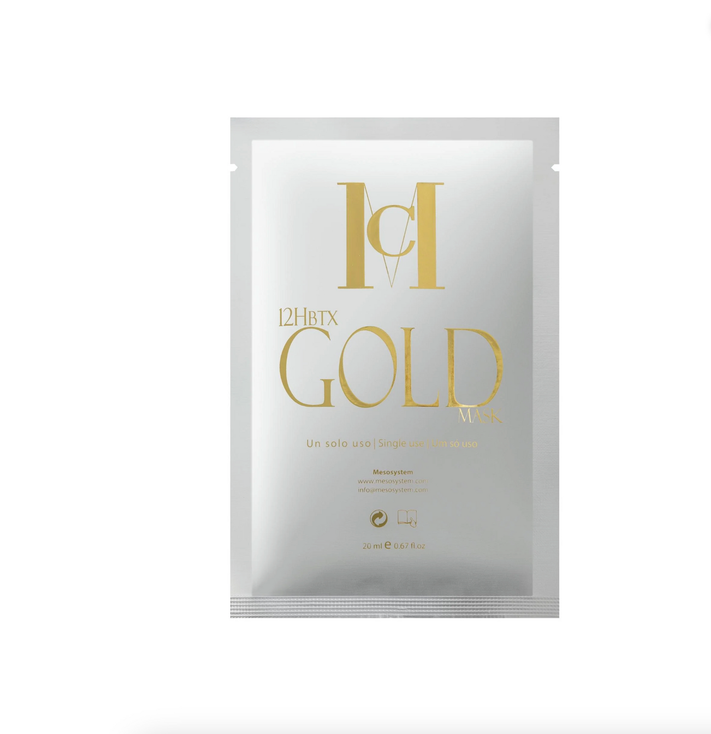 MCCM Medical Cosmetics - Gold Leaf Mask Box